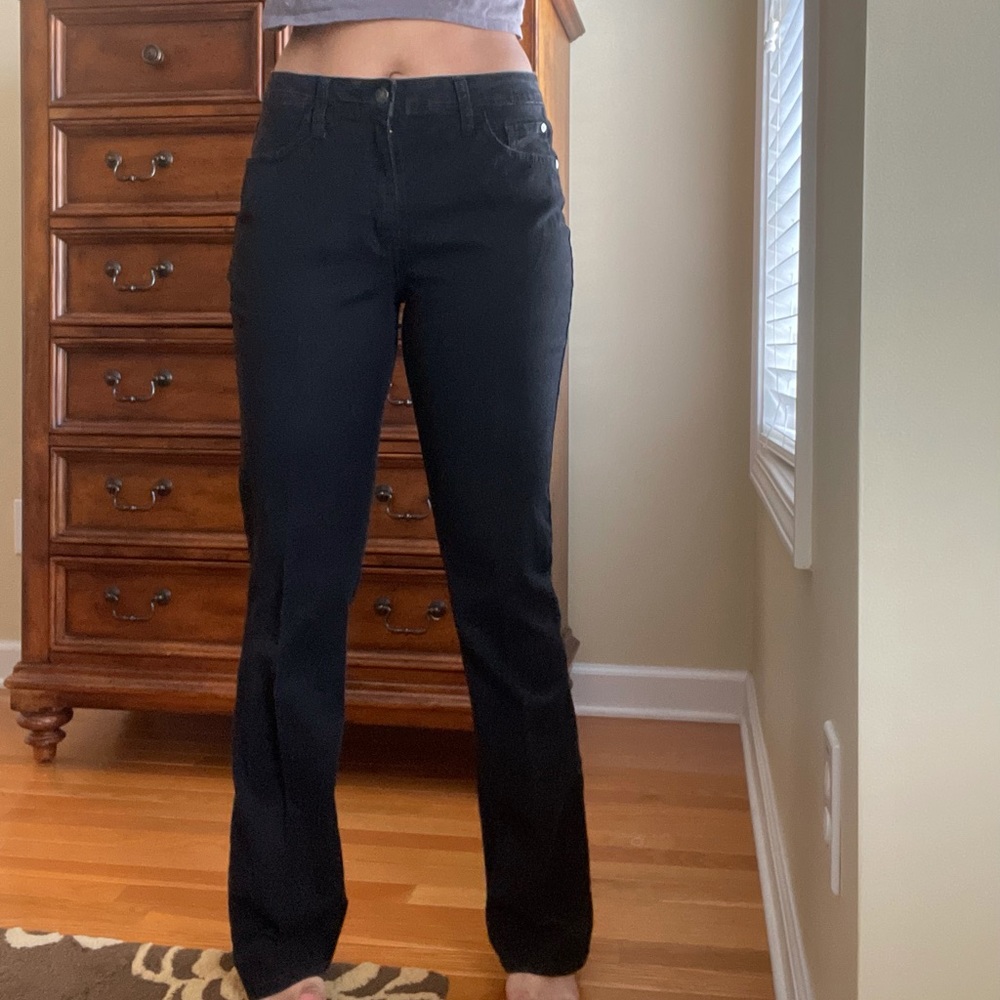 Lee denim mid rise bootcut black jeans